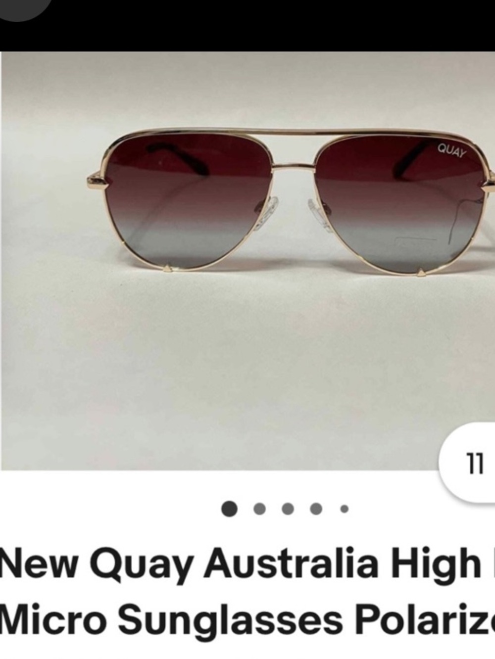Quay Australia Silver PLAYA Sunglasses - Picture 14 of 17
